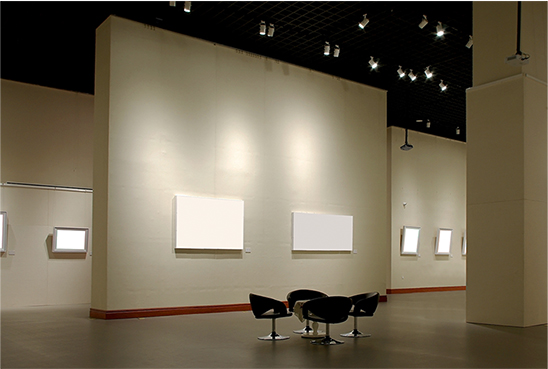 museum gallery wall