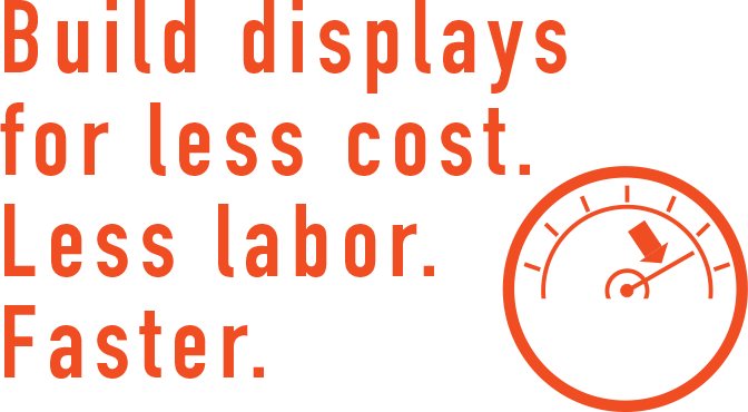 Displays for less