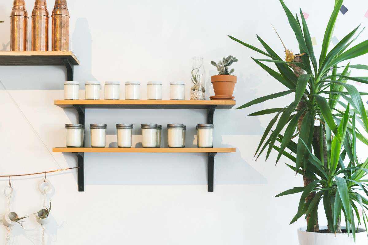 candle shelves