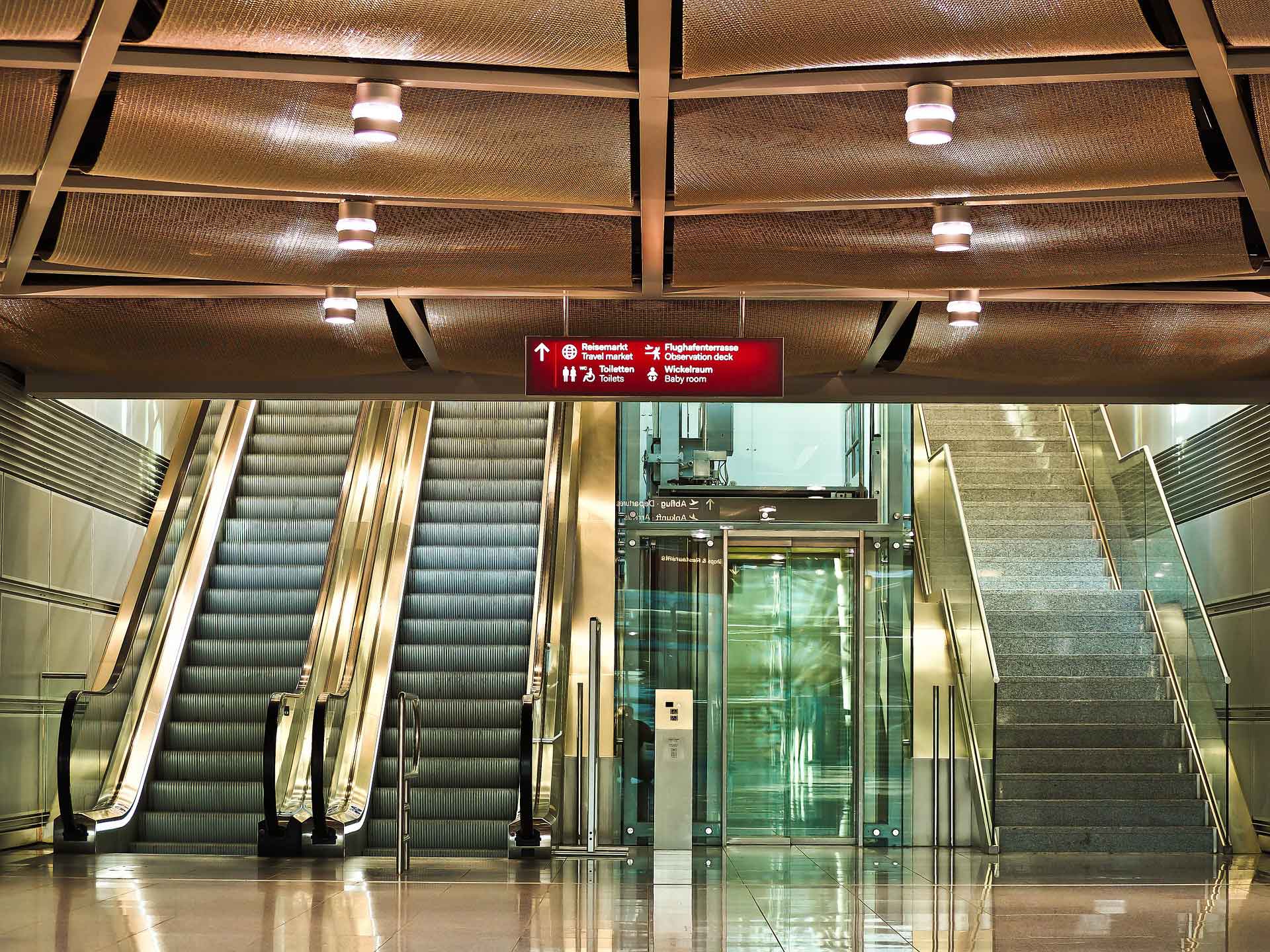 elevator stairs - accessible spaces